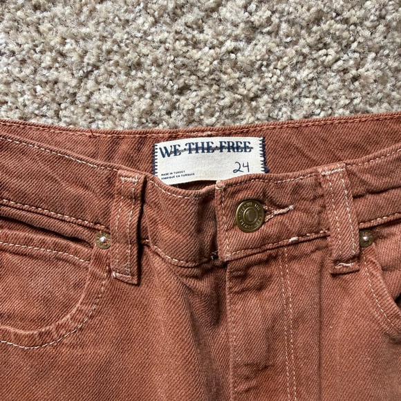 Free People We The Free Tinsley Baggy High-Rise Jeans NWOT Size 24 Chocolate - Picture 6 of 7